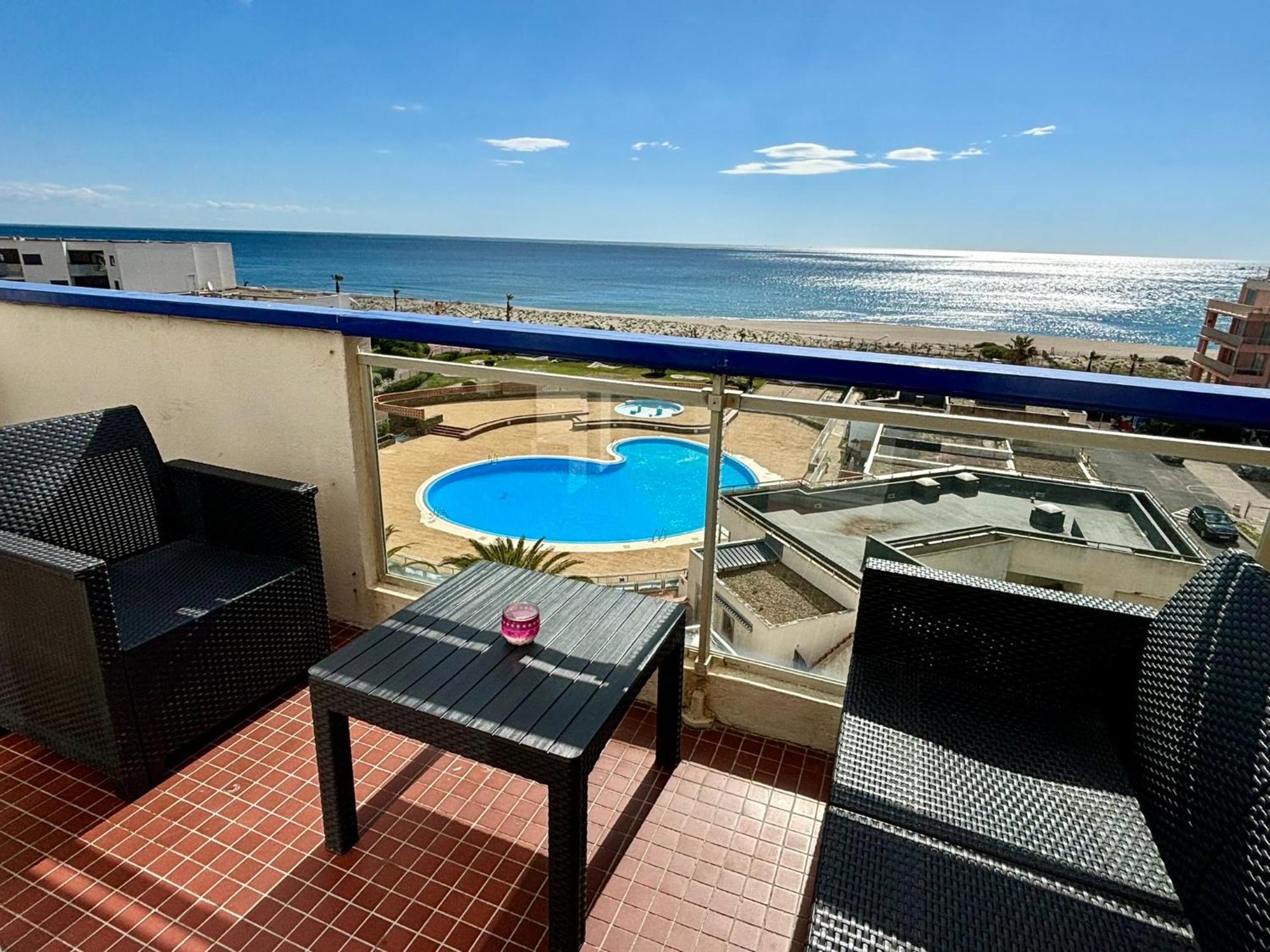 *Au Lydia* Appartement Vue Sur Mer, Avec Piscine. Le Barcarès Exteriör bild